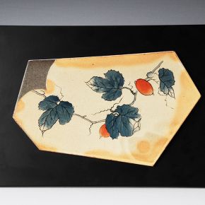 陶額“からす瓜” 陶額“からす瓜”