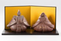 焼〆窯変ひな人形