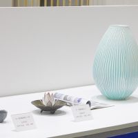 会場内で開催されました“西日本陶芸作家展”には、作品3点を出品しました。